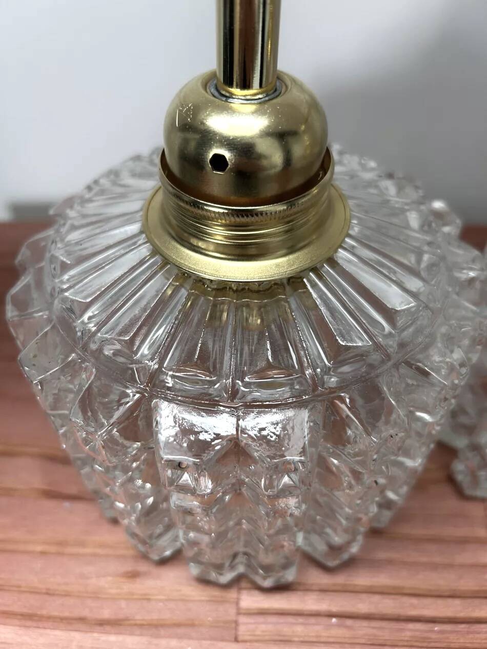 Scandinavian glass wall lights