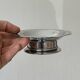 Metal butter dish coquillor