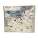 Carte pédagogique Normandie 1964