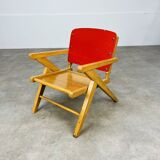 60s wooden children's armchair