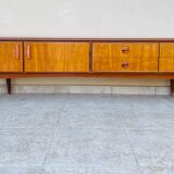 Scandinavian teak row