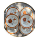 Gien - 6 dessert plates