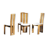 Chairs attributed to Mario Marenco for Mobil Girgi, Italy, 1970s, Set of 4