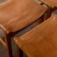 Chaises de salle à manger vintage Kotka Tomas Jelinek IKEA, en pin et cuir des années 1980, ensemble de 6.