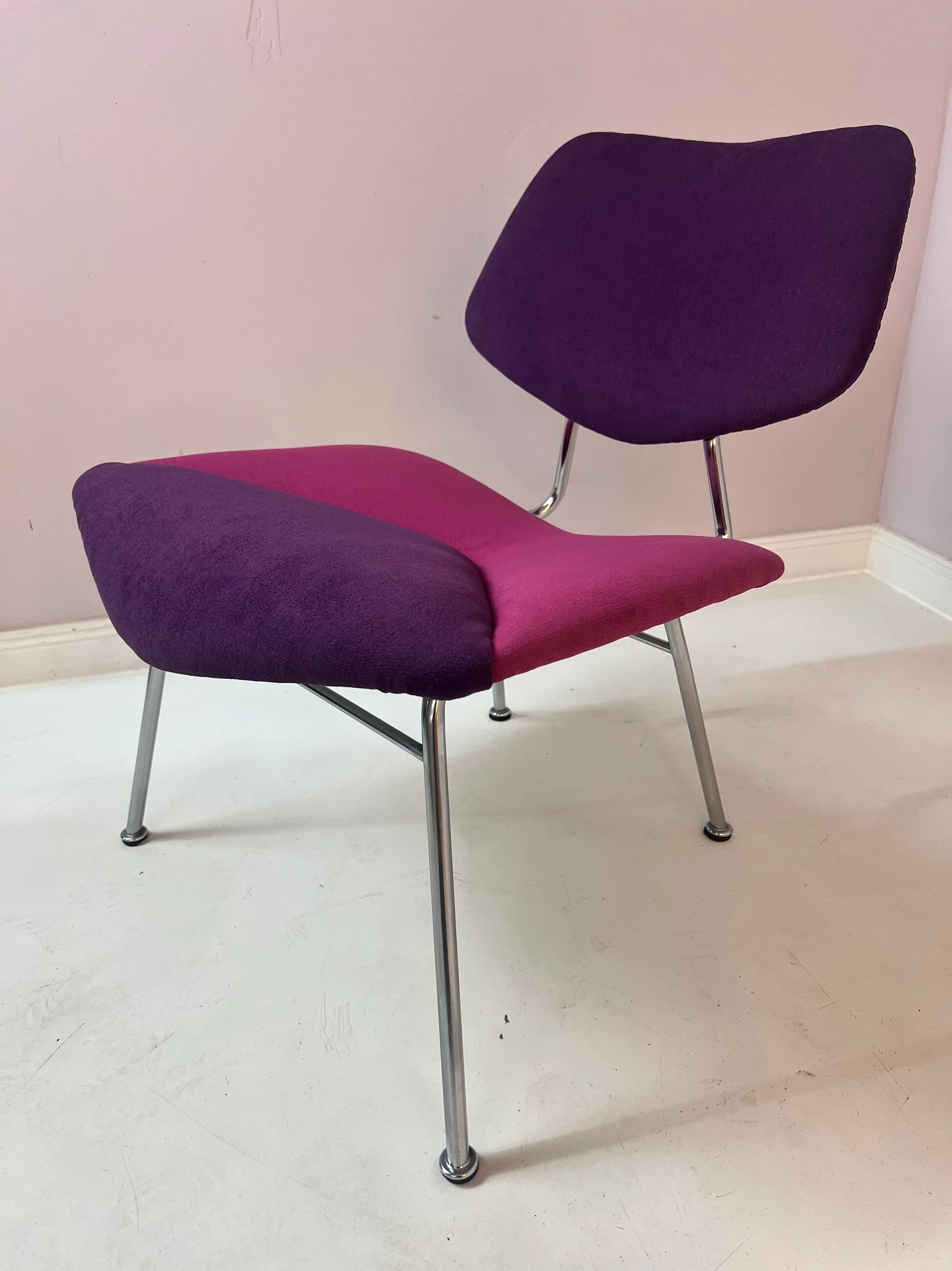 Vermund VL 135 armchair purple pink chrome