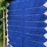 Hand-woven wool rug