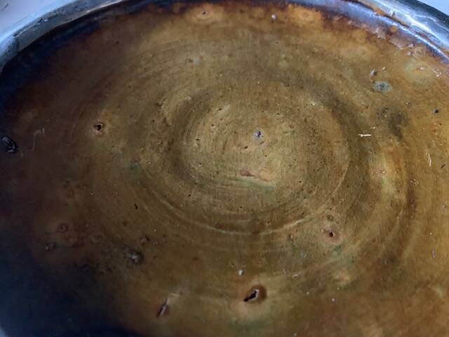 2 handmade tamegroute dishes, Morocco