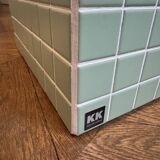 Ceramic cube side table 40x40cm