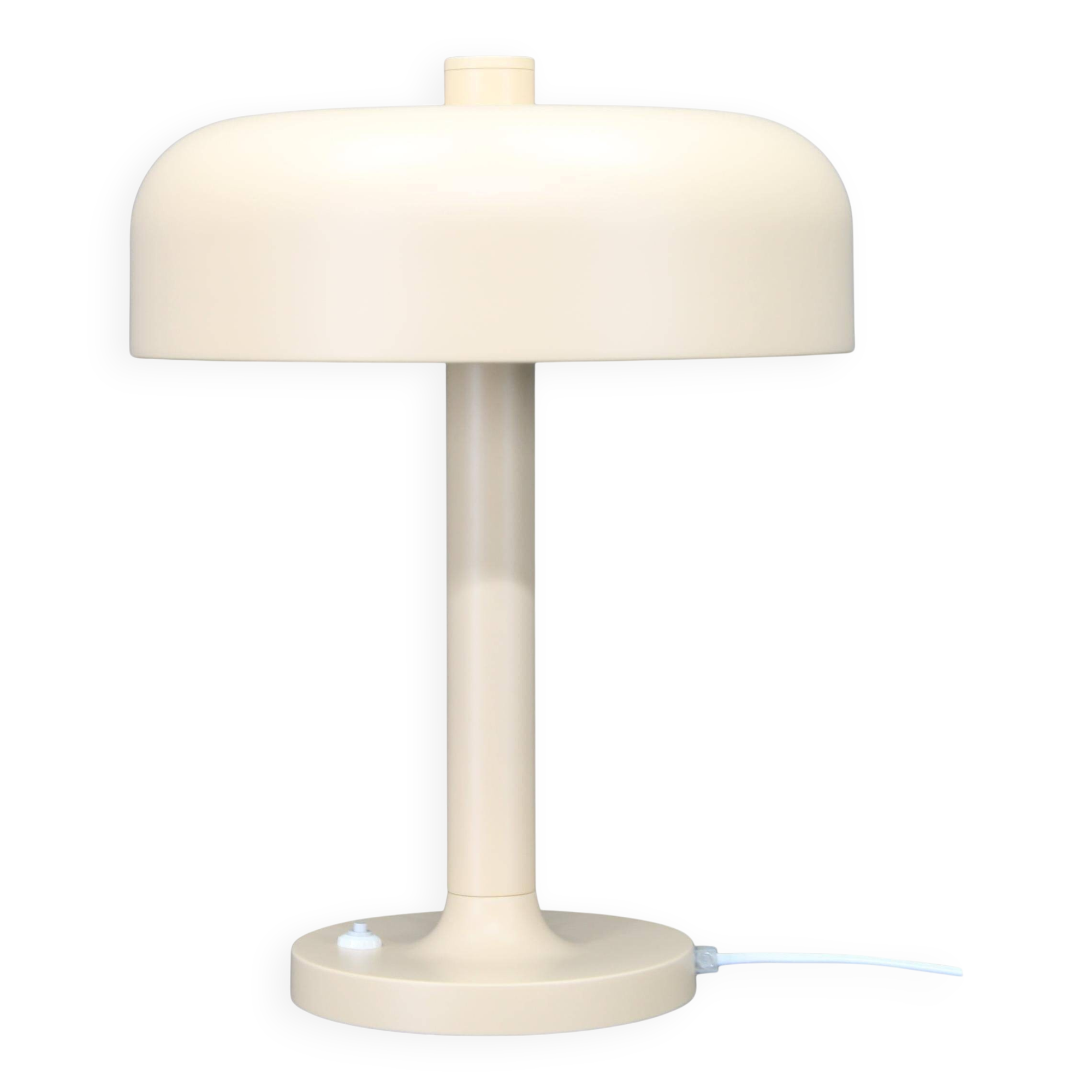 Josef Hurka Napako Mid Century Beige Table Lamp 1970s
