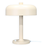 Josef Hurka Napako Mid Century Beige Table Lamp 1970s