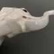 Art Deco 1930 elephant night light in white porcelain