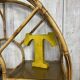 Vintage rattan shelf