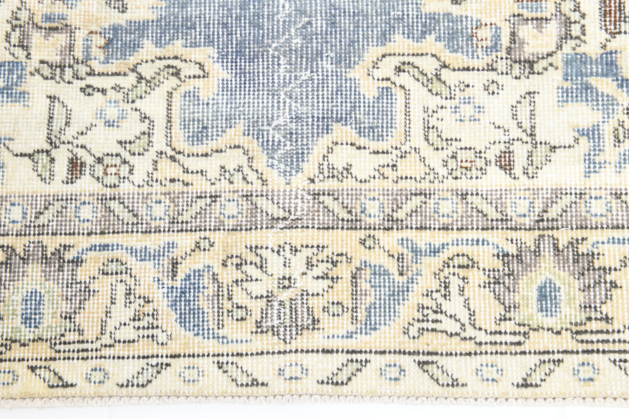 Classic soft blue carpets 216x117cm