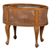 Cache-Pot Vintage en Jonc, France, 1940s