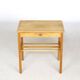Scandinavian wooden bedside table