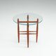 Poul Hundevad side table in teak Vamdrup Stolefabrik Denmark 1960