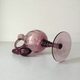 Aiguière en verre Murano