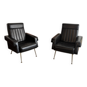 Paire de fauteuils, années
