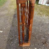 Oak and Marble Console