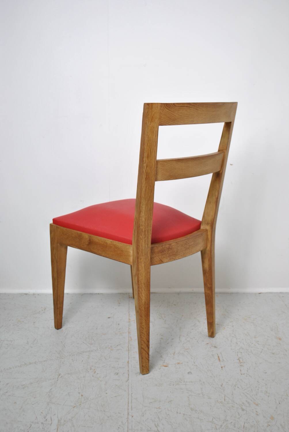 4 Solid oak chairs 1950