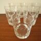 6 verres whisky cristal Lorraine service vintage french crystal glasses