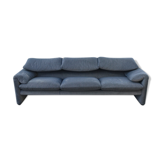 3-seater sofa Maralunga by Vico Magistretti for Cassina