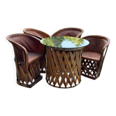Chaise de salle à manger mexicaine, lot de 5
