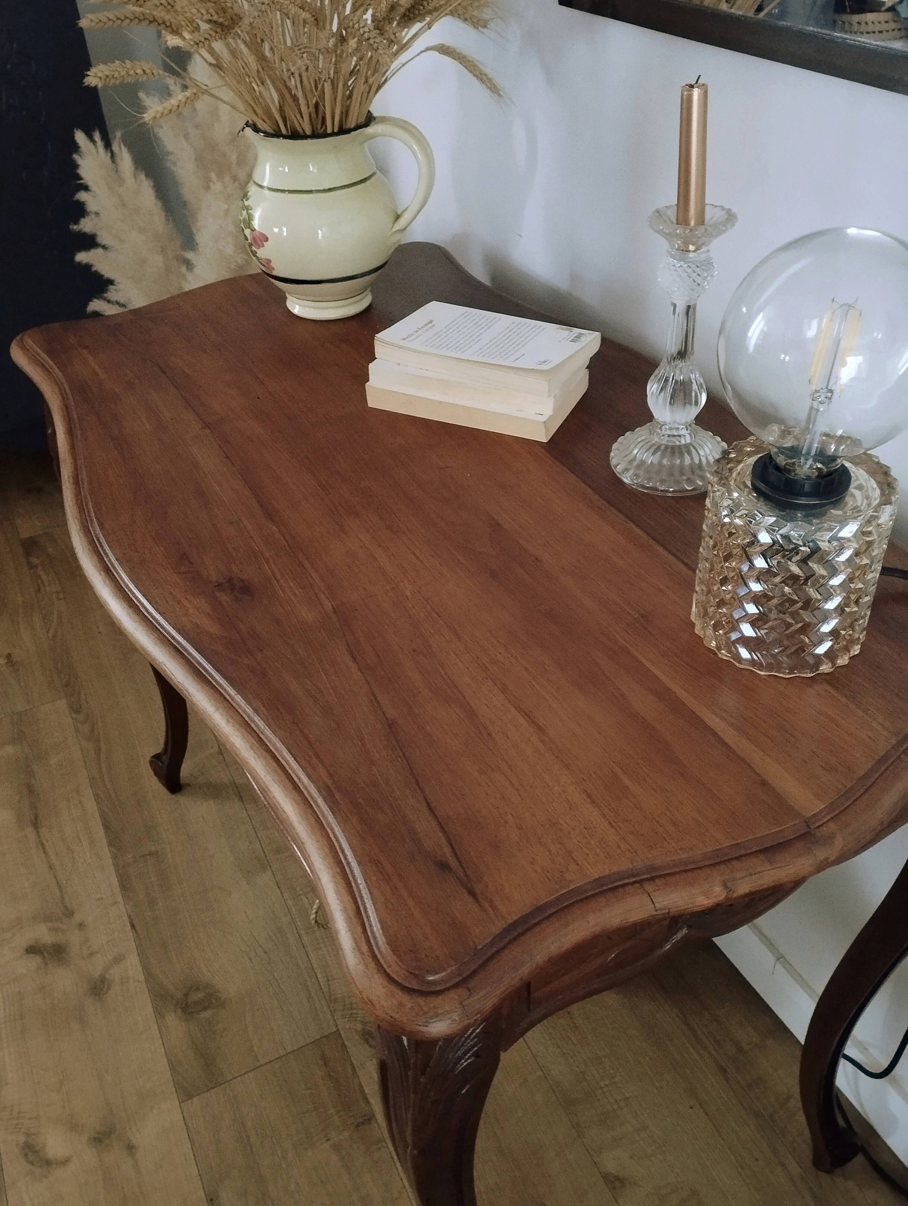 Secretary table, Louis XV style side table.