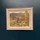 Original Swedish Oil on Panel - "Landscape" by Hundt - Signed - Vintage and Framed - 54 × 45 cm (21.3" × 17.7")