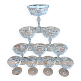 10 vintage champagne coupes