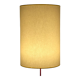 Lampshade with ecru fabric Scandinavian style H37 D25