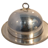Silver metal bell dish "europ felix"
