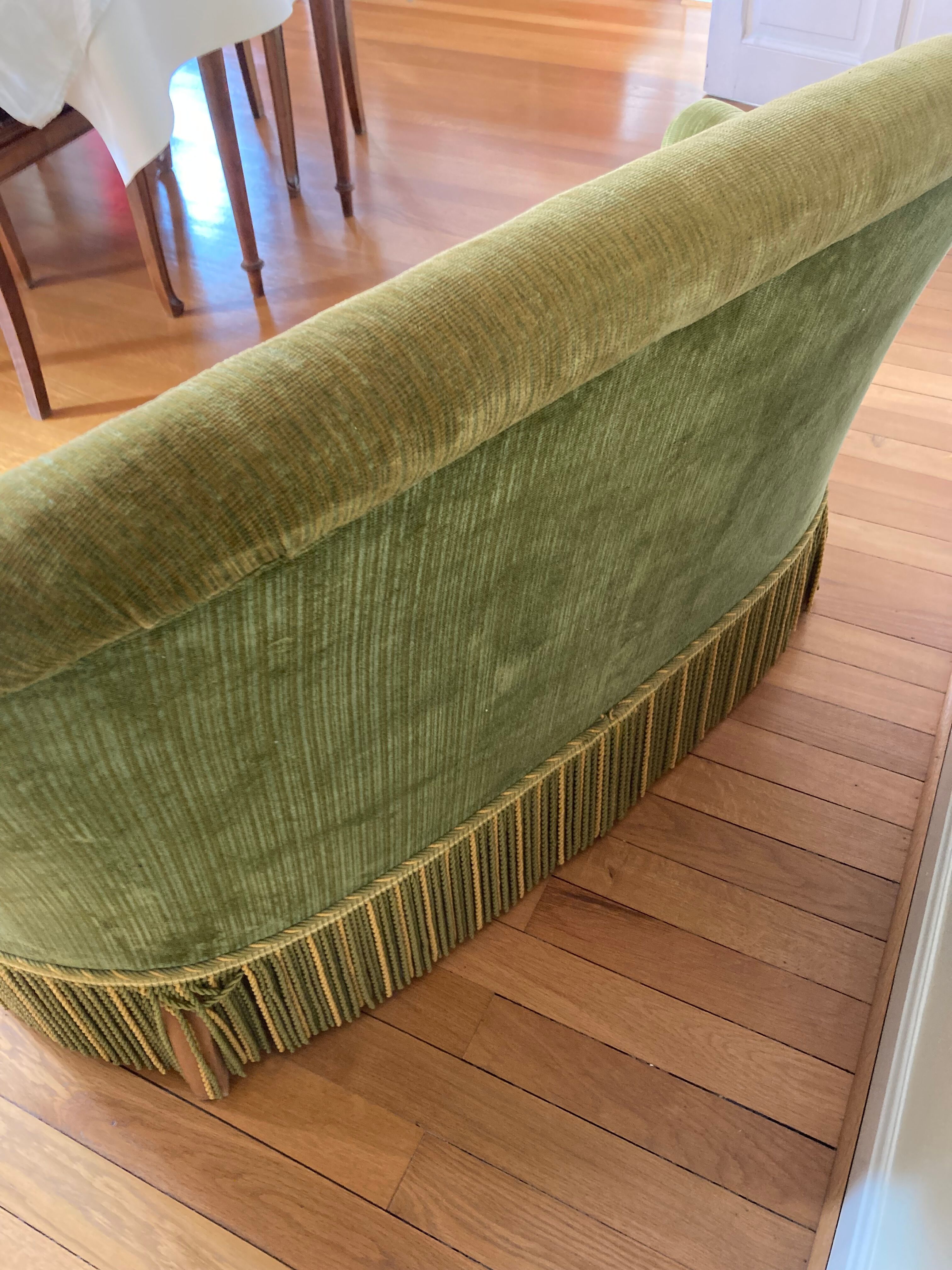 Sofa sofa sofa toad velvet green