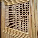 Rattan wardrobe