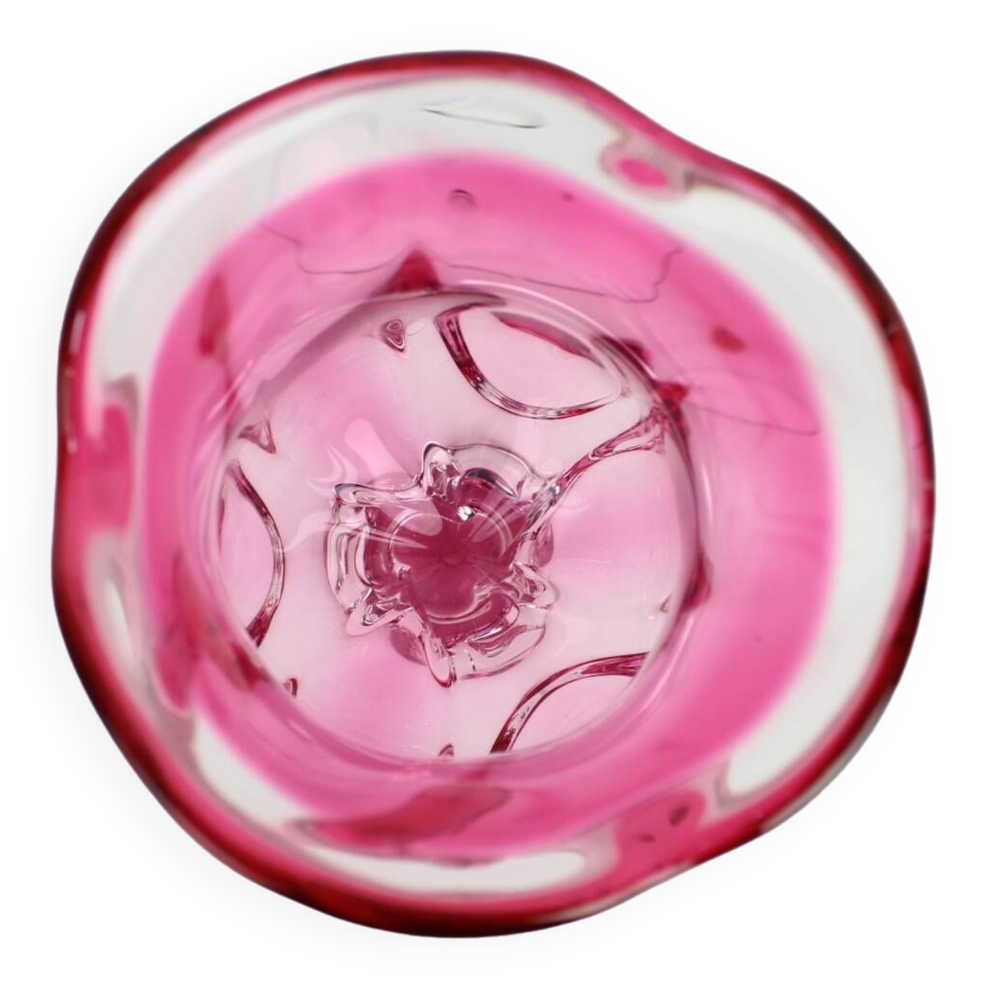 Art Glass Vase by Josef Hospodka for Chribska Glassworks, 1960's