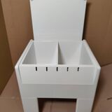 Tabouret coffre blanc Olaf Von Bohr pour Gedy