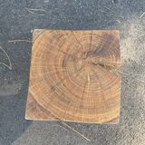 Pair of wooden end tables / stools