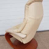 Fauteuil ancien  "Fjords " des années 70 80 Modèle Relax
