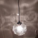 Vintage glass pendant lamp