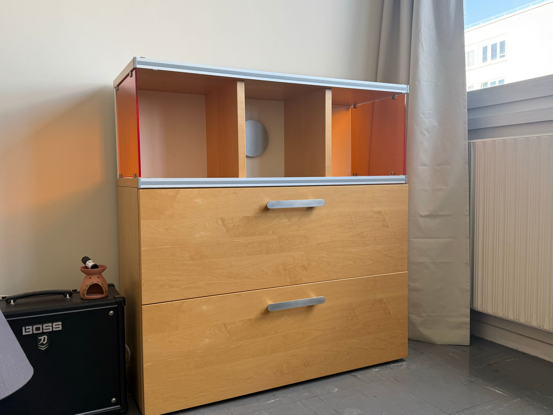 Chest of drawers with 2 drawers hulsta + module