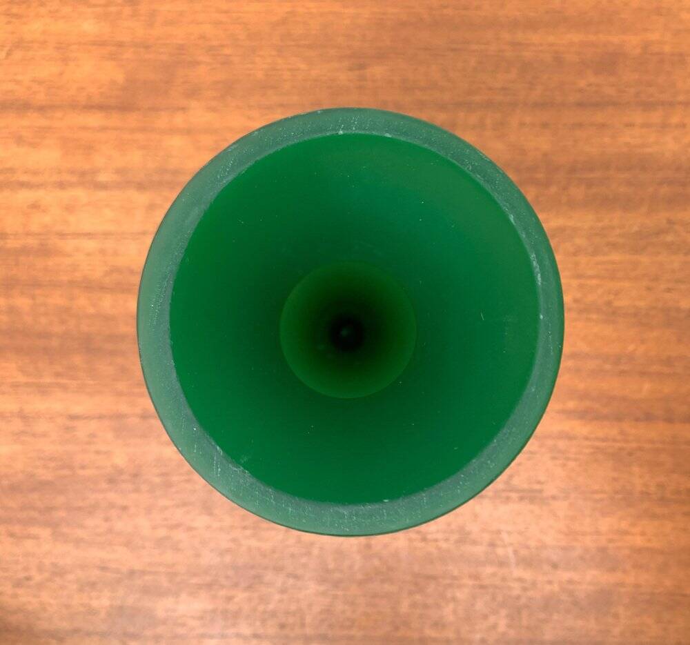 Glass vase from the Italian Satinato series attributed to Carlo Moretti, 1970s.