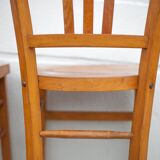 Set of 4 luterma bistro chairs, vintage wooden chairs, countryside, interior decoration