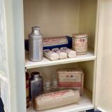 Vintage metal medicine cabinet