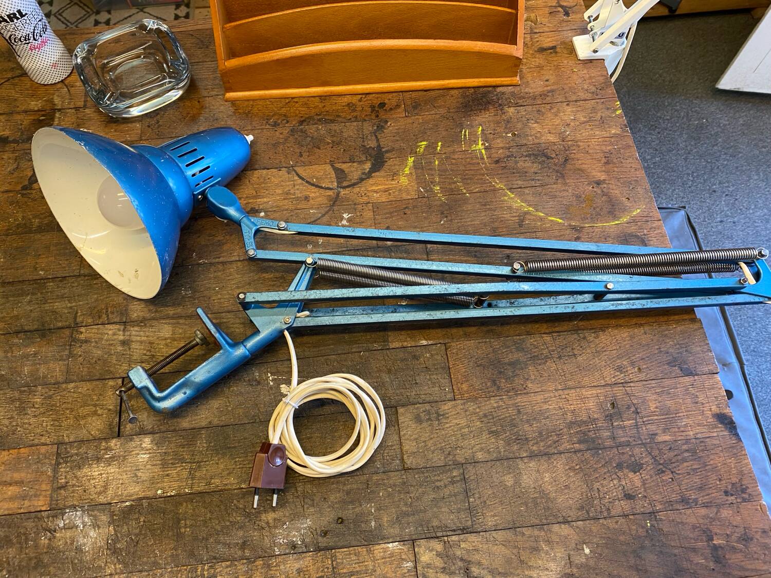 Febo 55 Scandinavian design architect desk lamp, vintage 70s