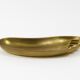 Bowl or sculptural plate in the shape of a foot by Werkstätte Hagenauer, mid-century, brass, Austria.