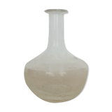 Biot bubbled glass soliflore vase
