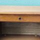60s bedside table, compass feet