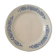 Set de 6 petites assiettes blanches petites fleurs bleues