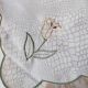 Tablecloth and napkins with a spring theme, vintage tulips, new polyester.
