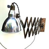 Lamp 1930 accordion scissors france mazda 1930
